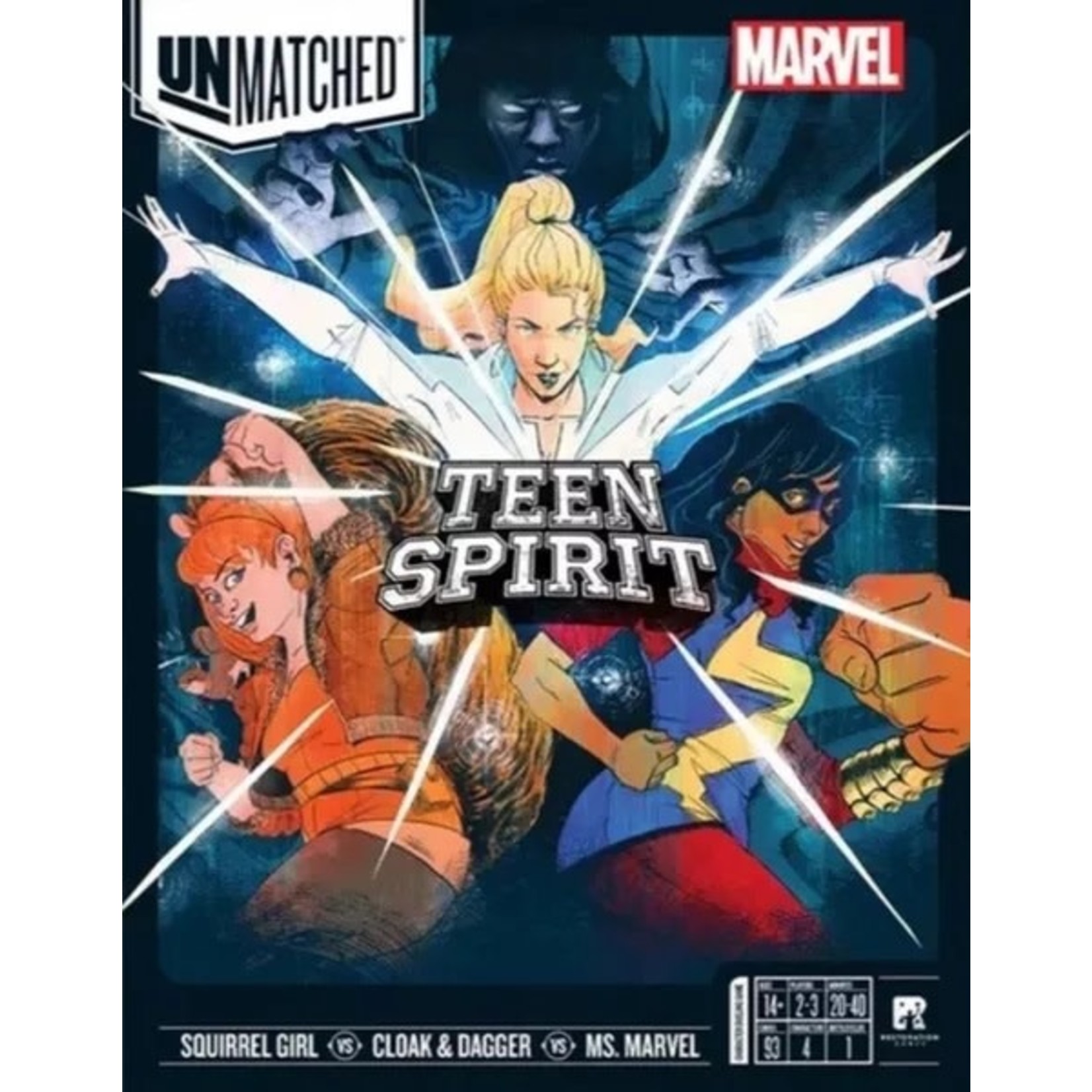 Restoration Games Unmatched Marvel: Teen Spirit