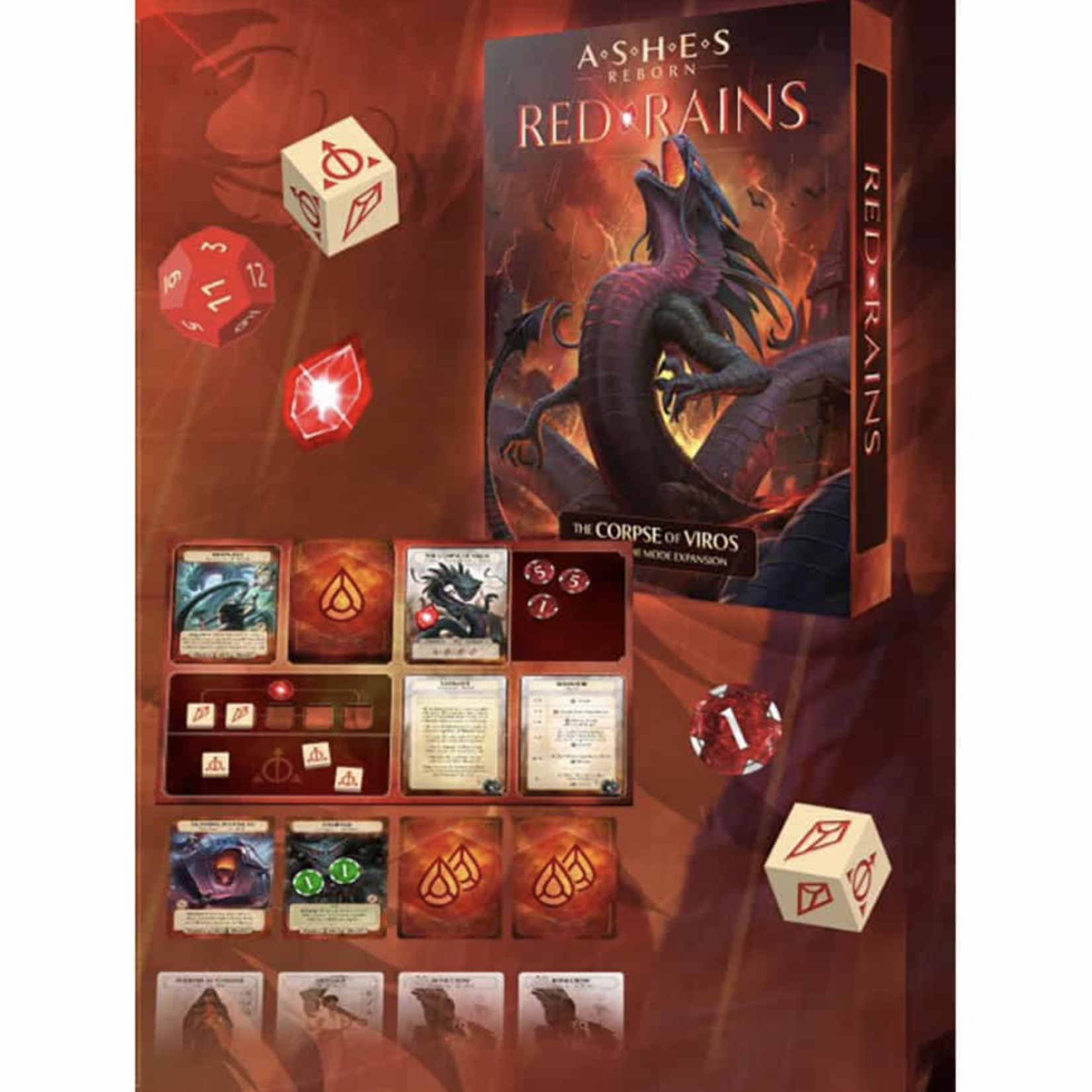 Plaid Hat Games Ashes Reborn - Red Rains: Corpse of Viros Deluxe Expansion Set