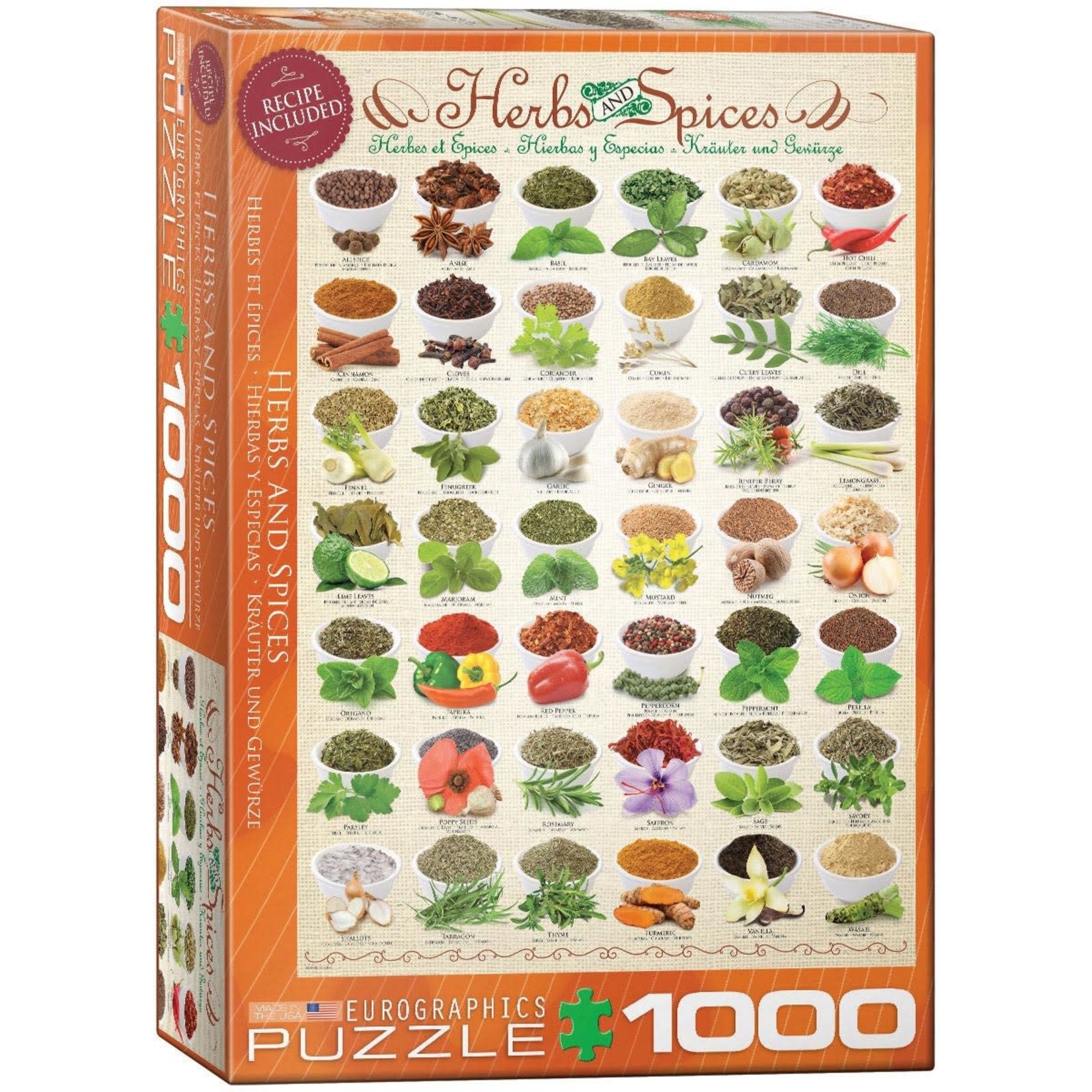 EuroGraphics Herbs and Spices1000pc