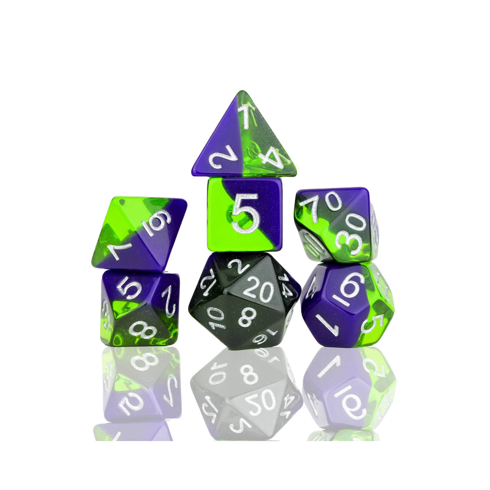 Sirius Dice RPG Dice Set (7): Sea Glass