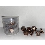 CLC Mini Metal Polyhedral Dice - Copper