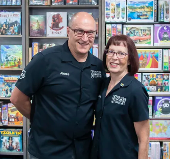 Susan & James Grasso - Owners of Recess Games 