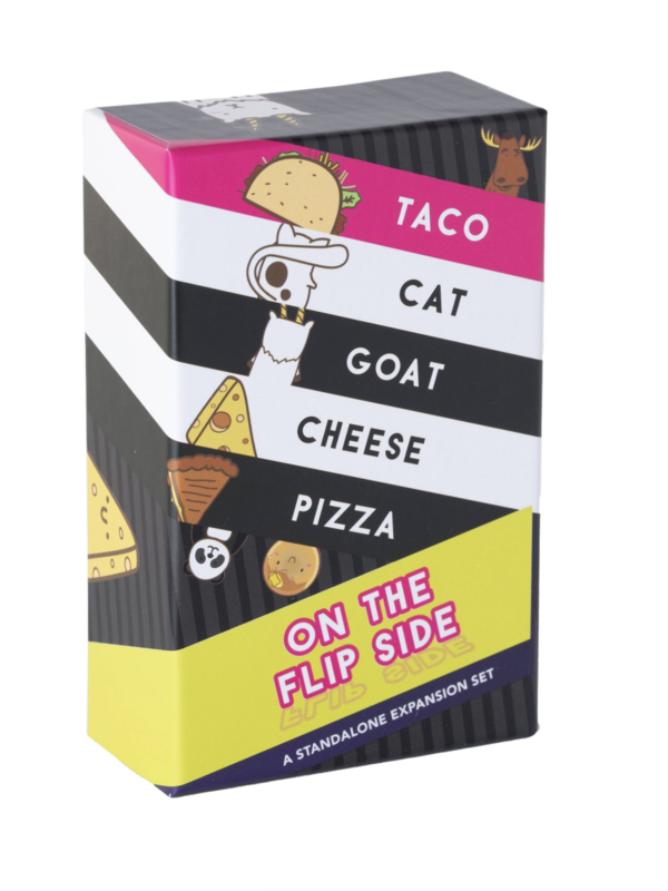 Dolphin Hat Games Taco Cat Goat Cheese Pizza - On the Flip Side