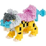 BANDAI CO Nanoblock Pokemon Raikou