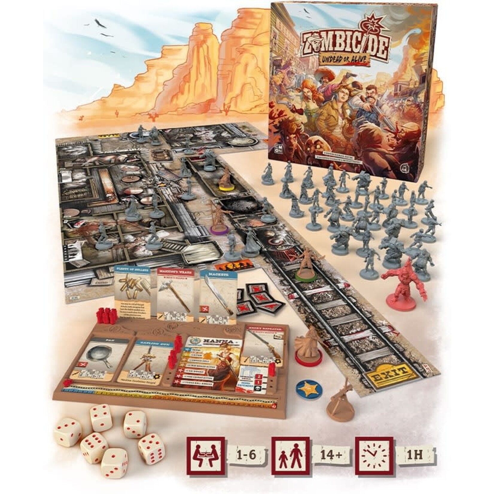 Zombicide Undead or Alive Full Steam KS - Recess Games LLC