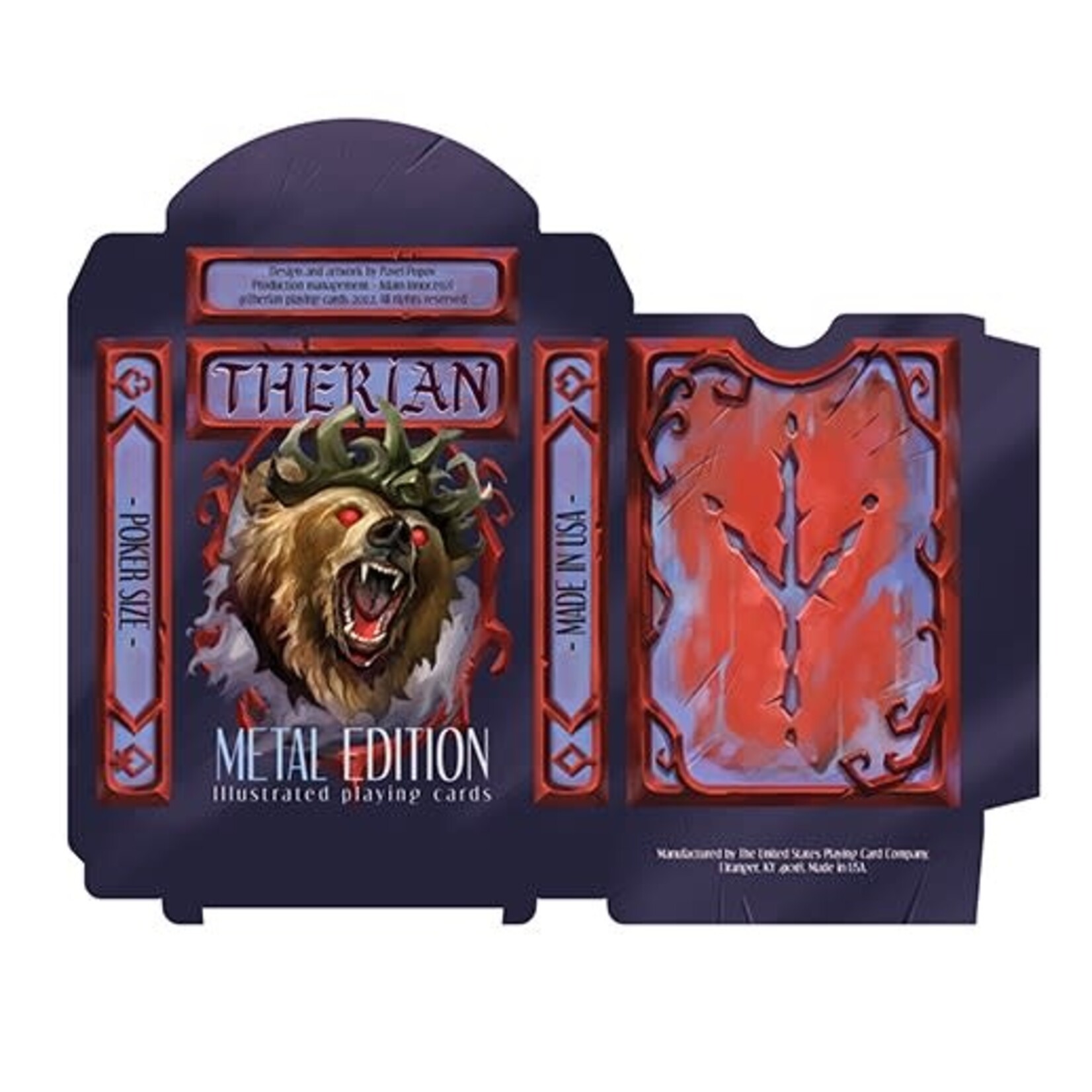 Therian (Metal) Playing Cards : MJM Magic