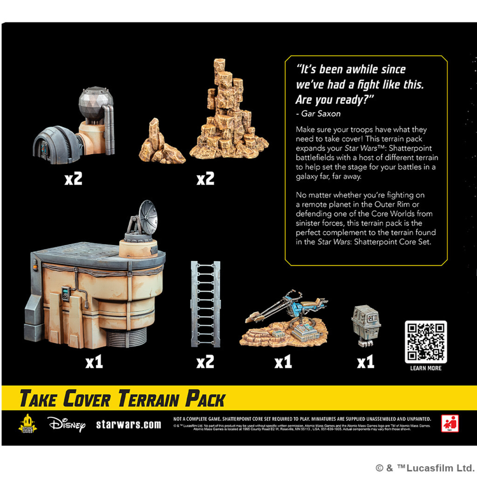 Atomic Mass Games Star Wars: Shatterpoint Take Cover Terrain Pack