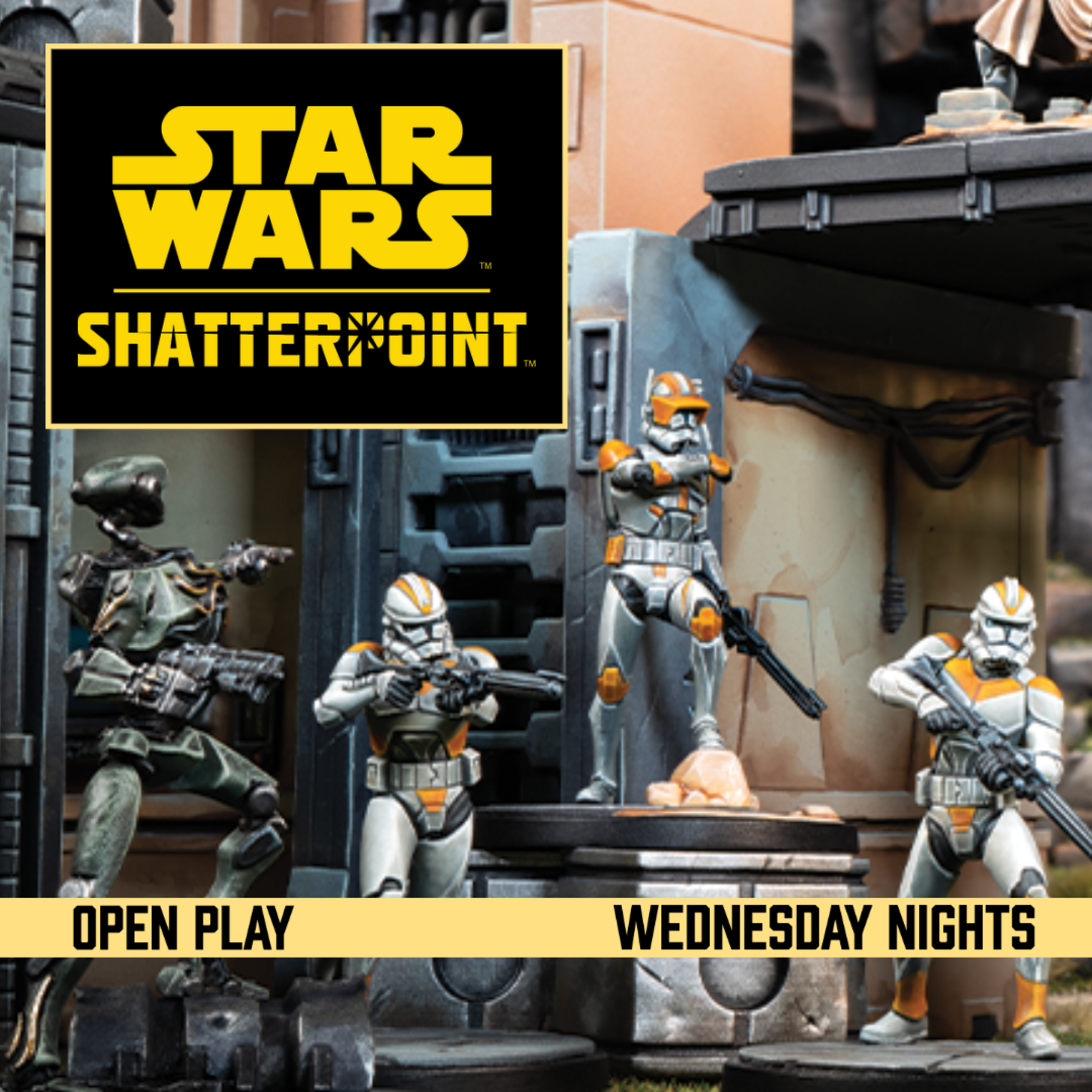Atomic Mass Games Star Wars Shatterpoint Open Play