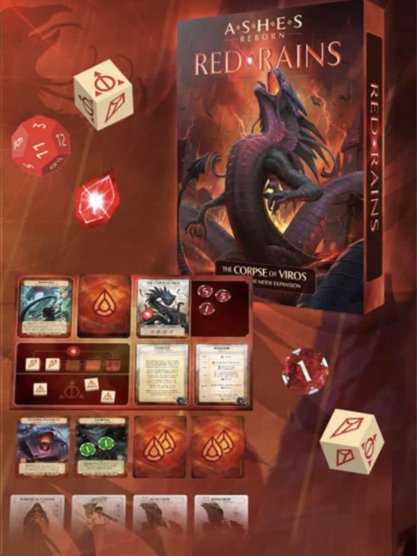 Plaid Hat Games Ashes Reborn - Red Rains: Corpse of Viros Deluxe Expansion Set