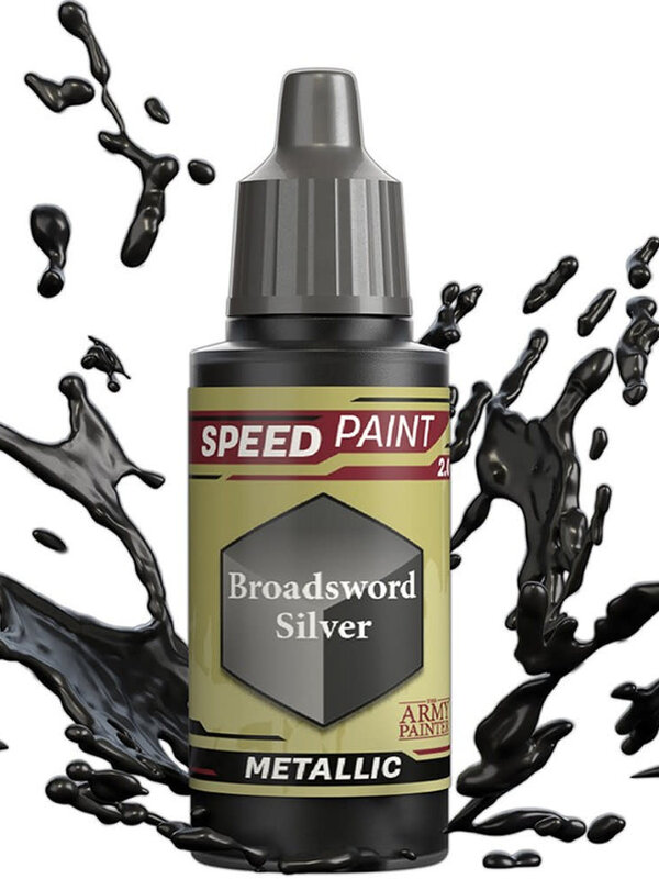 Army Painter Speedpaint: Broadsword Silver 18ml