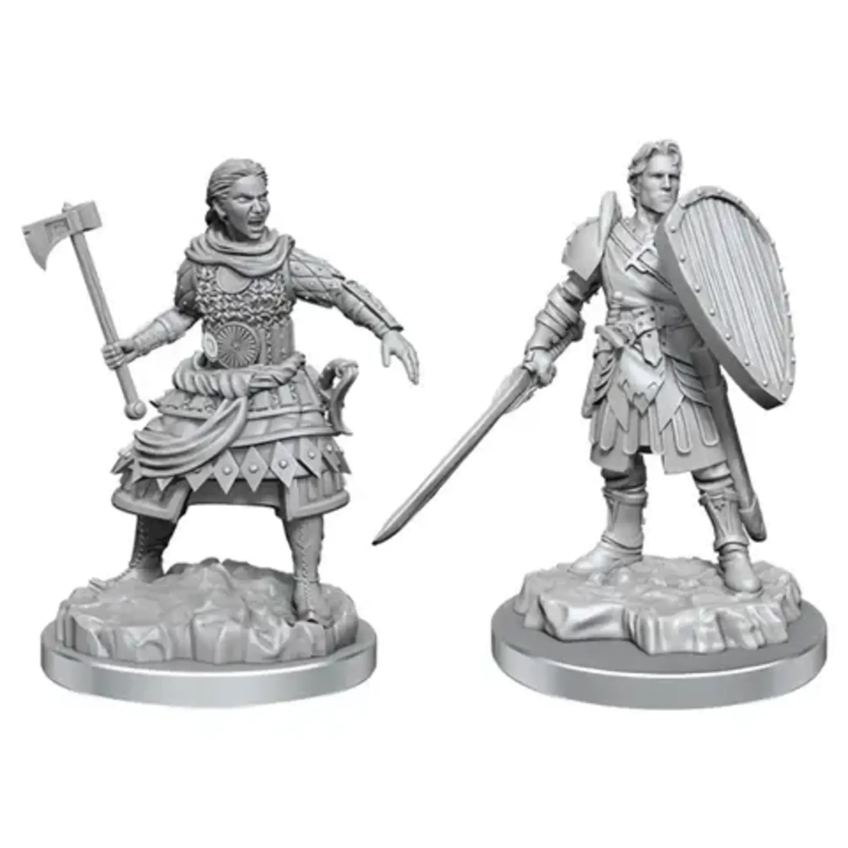 WIZKIDS/NECA D&DNMM Human Fighters W21