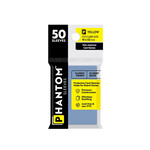 Capstone Games Phantom Yellow Sleeves Gloss/Gloss 41x63mm Clear 50ct