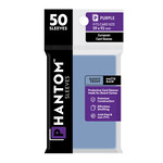Capstone Games Phantom Purple Sleeves Gloss/Matte 59x92mm Clear 50ct