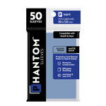 Capstone Games Phantom Navy Sleeves Gloss/Matte 80x120mm Clear 50ct