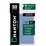 Capstone Games Phantom Evergreen Sleeves Gloss/Matte 88x125mm Clear 50ct