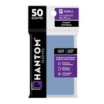 Capstone Games Phantom Purple Sleeves Matte/Matte 59x92mm Clear 50ct