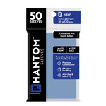 Capstone Games Phantom Navy Sleeves Matte/Matte 80x120mm Clear 50ct