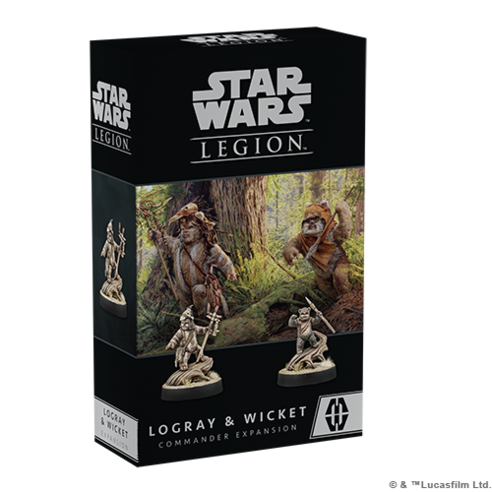 Atomic Mass Games Star Wars Legion Ewok Logrey & Wicket