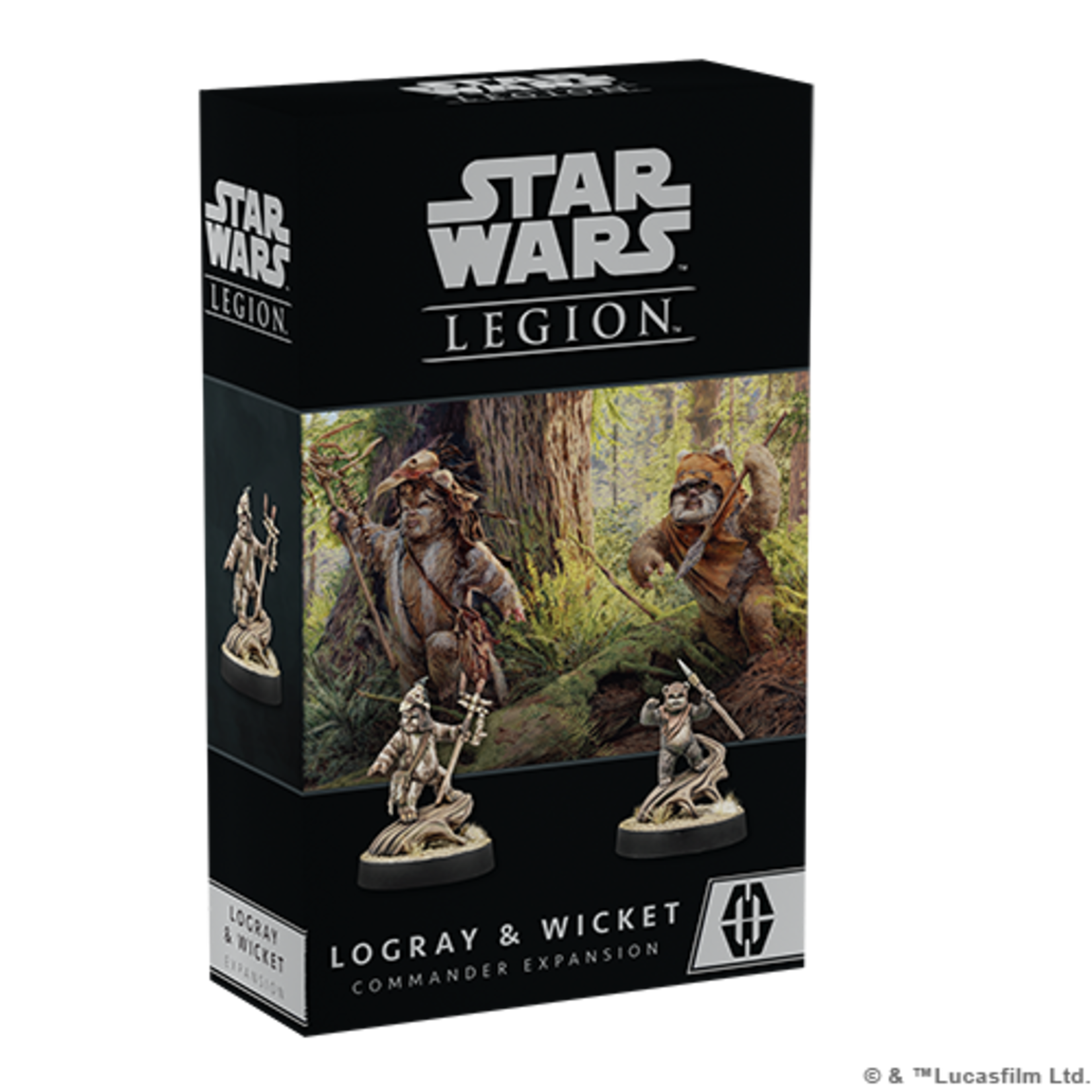 Atomic Mass Games Star Wars Legion Ewok Logrey & Wicket