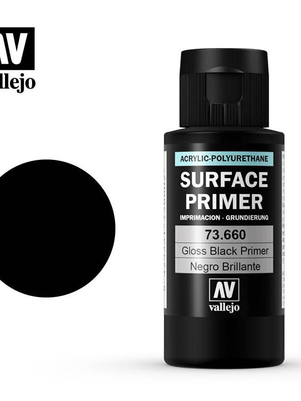 Acrylicos Vallejo Black Primer 60ml