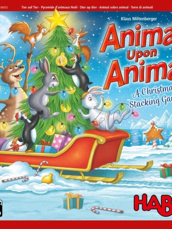 HABA USA Animal Upon Animal A Christmas Stacking Game