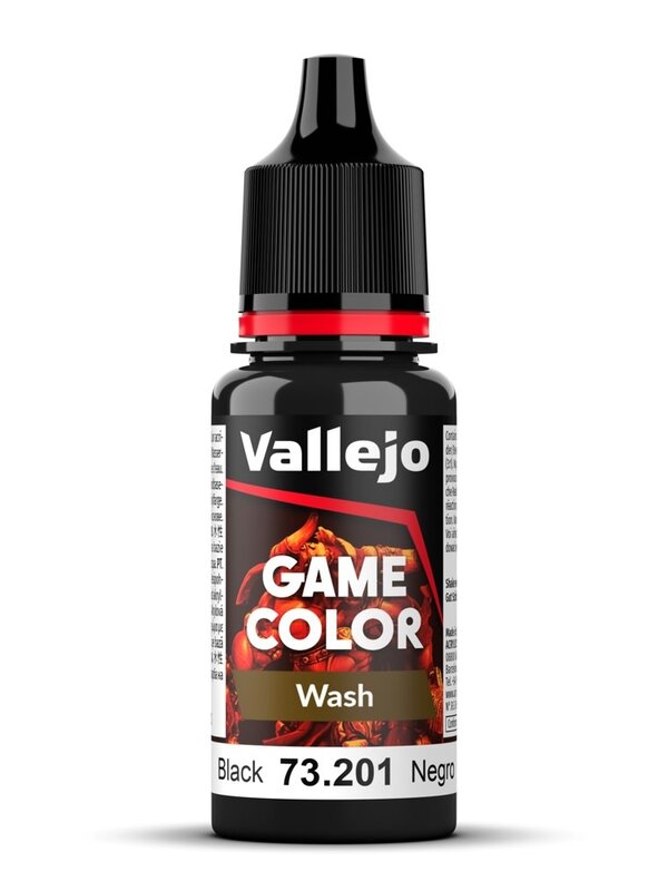 Acrylicos Vallejo VGC Black Wash 18ml