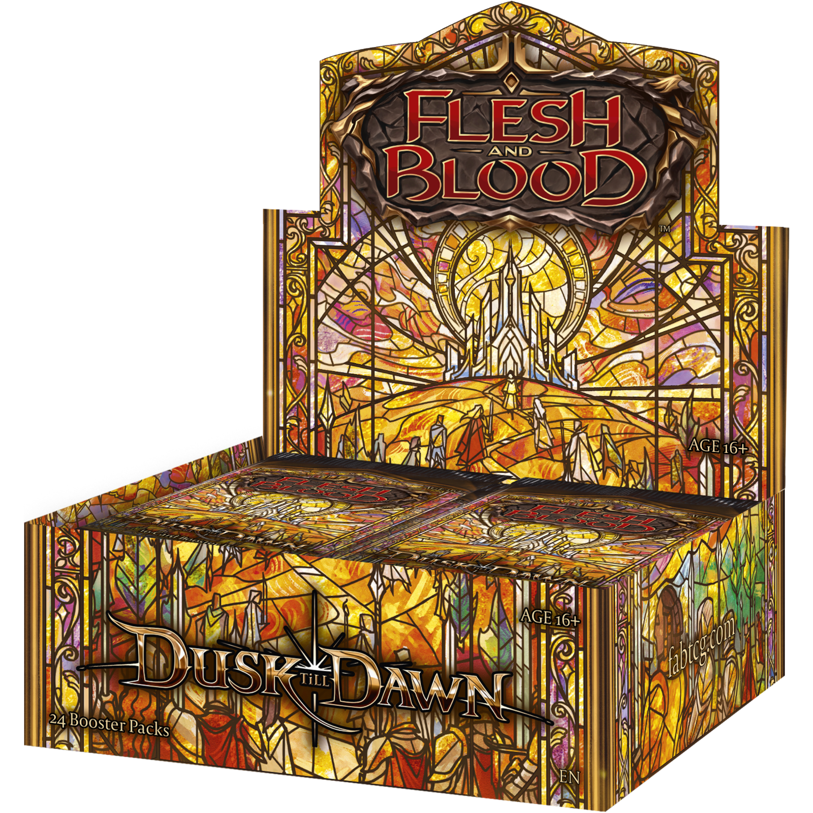Legend Story Studios Flesh and Blood TCG Dusk till Dawn Booster Display