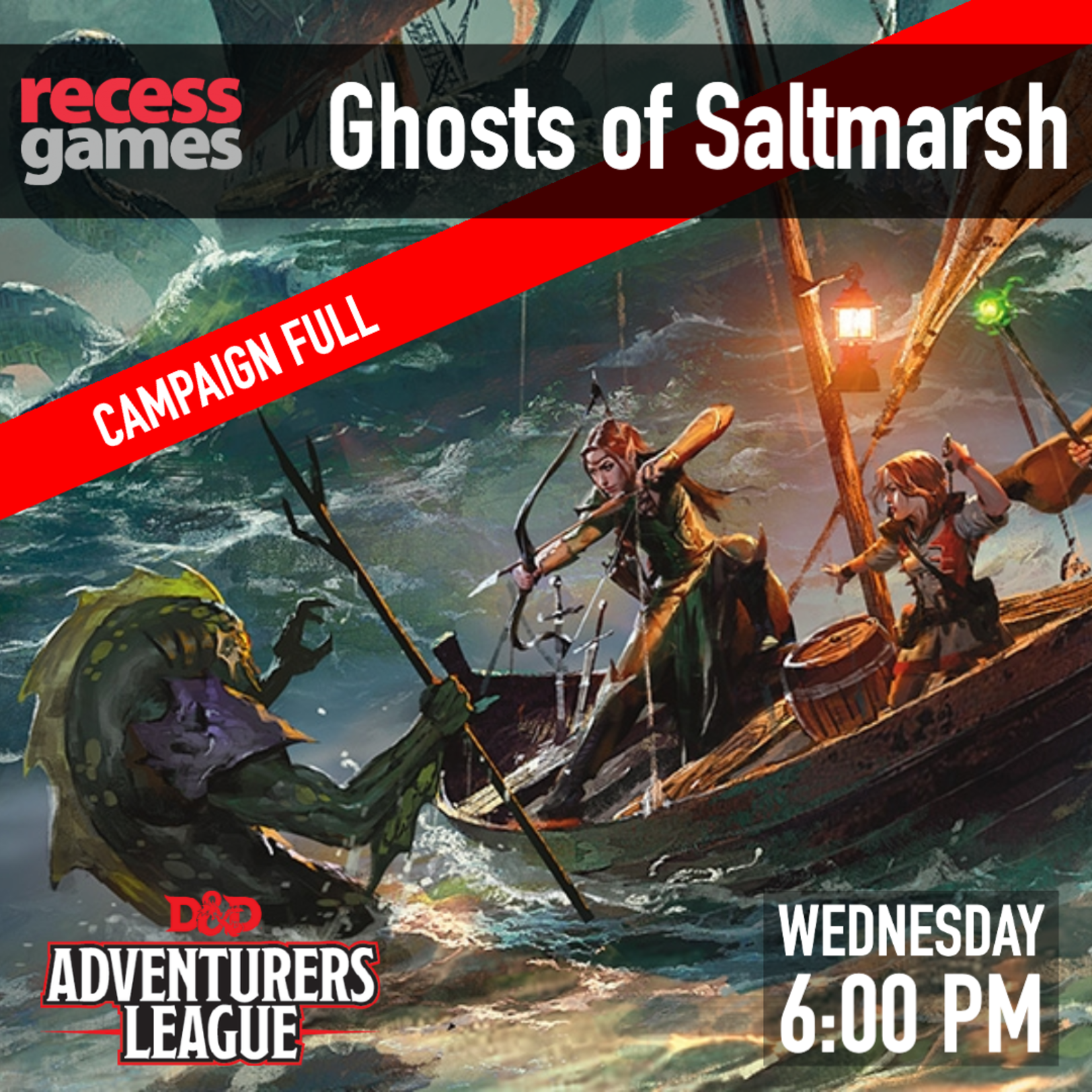 Recess D&D Adventure League - Ghosts of Saltmarsh IK