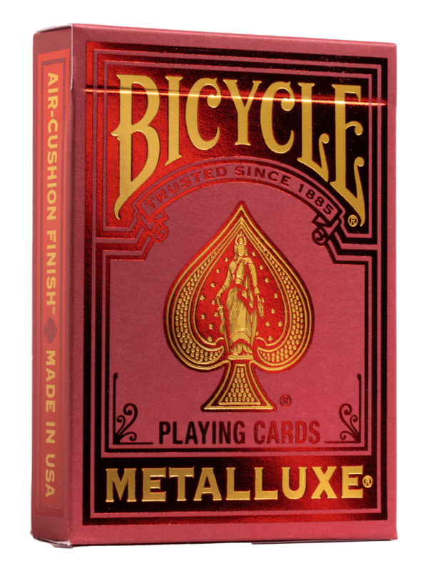 Bicycle Bicycle Metalluxe Red Playing Cards 2022