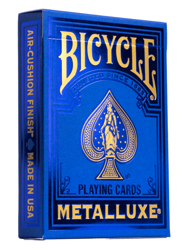 Bicycle Bicycle Metalluxe Blue Playing Cards 2023