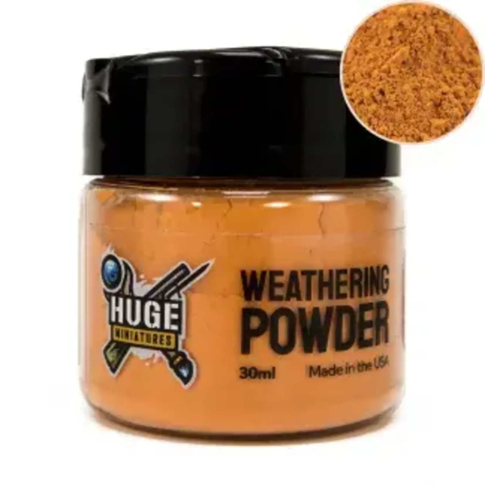 Huge Miniatures Orange Rust Weathering Powder