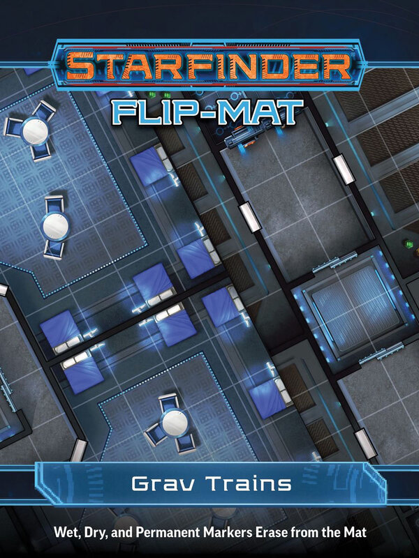 Paizo Starfinder RPG Flip-Mat Grav-Trains