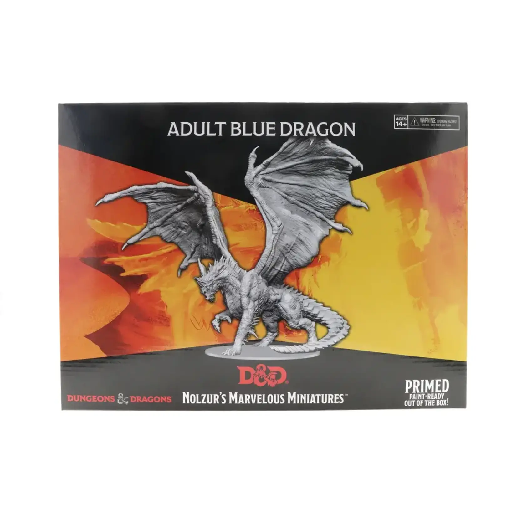 WIZKIDS/NECA Dungeons and Dragons Nolzurs Marvelous Unpainted Miniatures Adult Blue Dragon