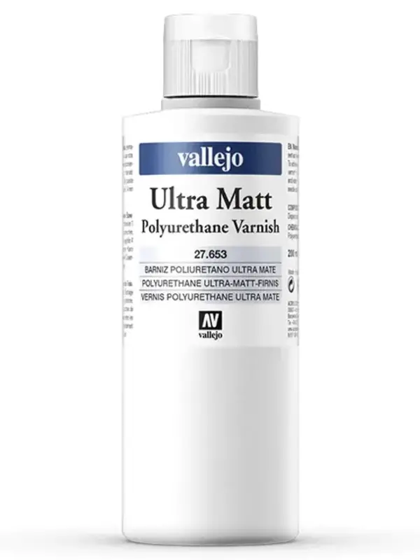 Acrylicos Vallejo Ultra Matt Polyurethane Varnish 200ml
