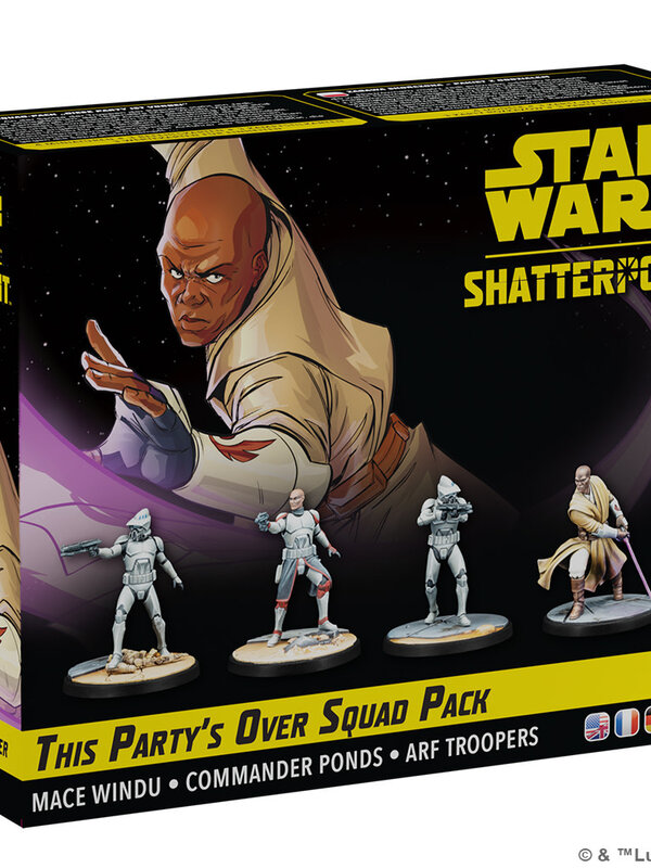 Atomic Mass Games Star Wars: Shatterpoint This Party's Over: Mace Windu Squad Pack