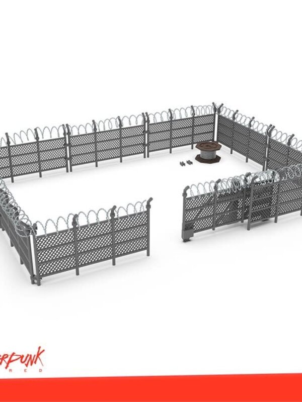 Monster Fight Club Cyberpunk Red: Combat Zone Chain-Link Fence