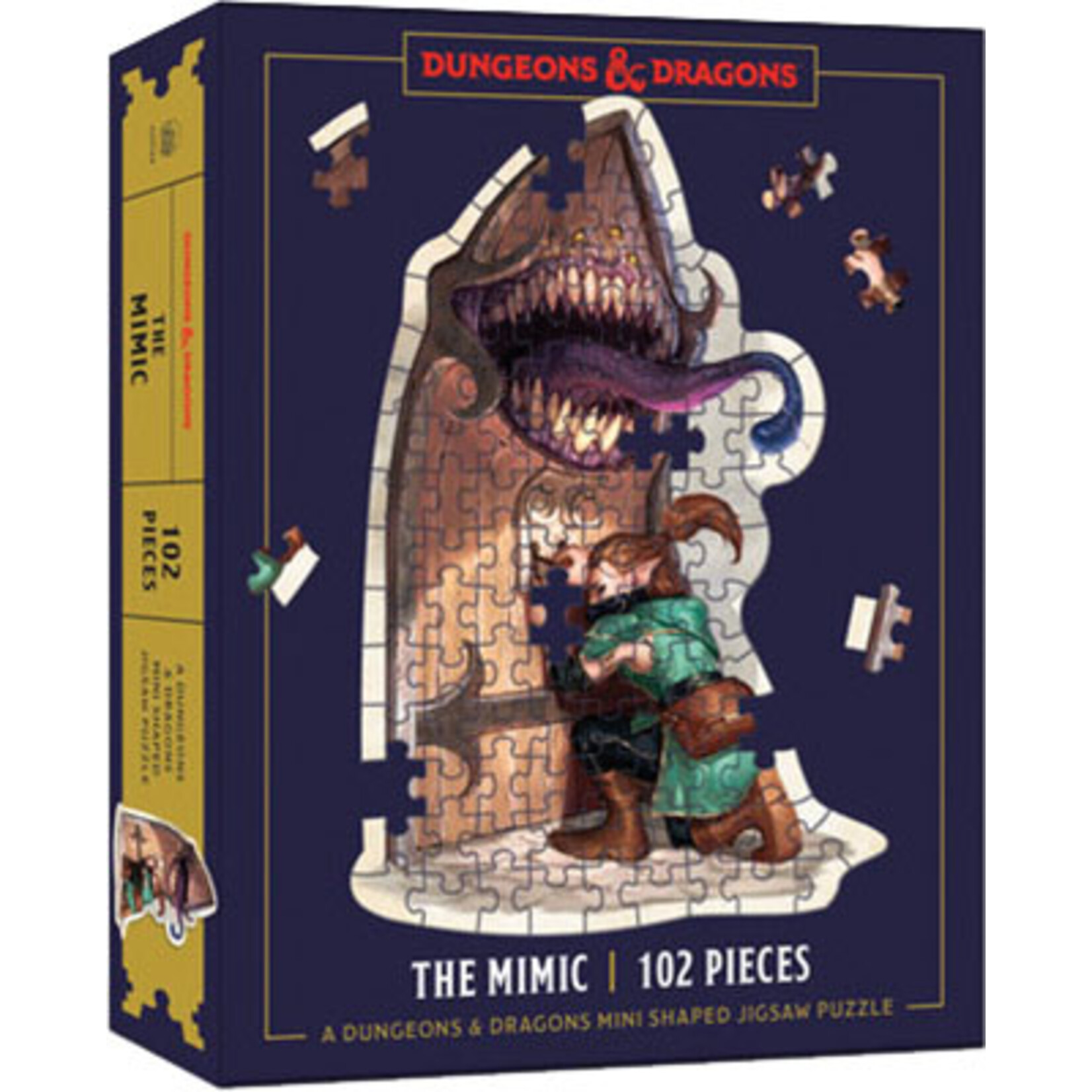 RANDOM HOUSE Dungeons & Dragons Mini Shaped Jigsaw Puzzle: The Mimic Edition