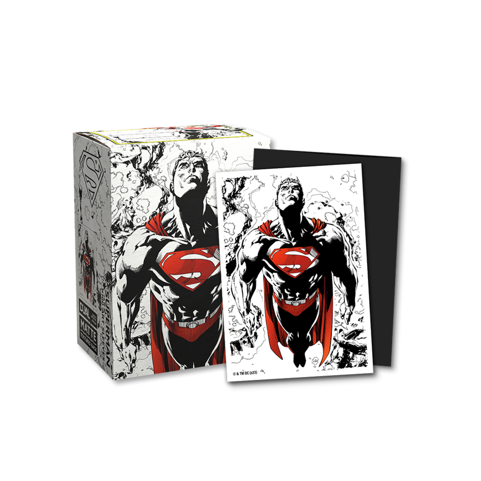 Arcane Tinmen Dragon Shields Matte Dual Art Superman Core Red White