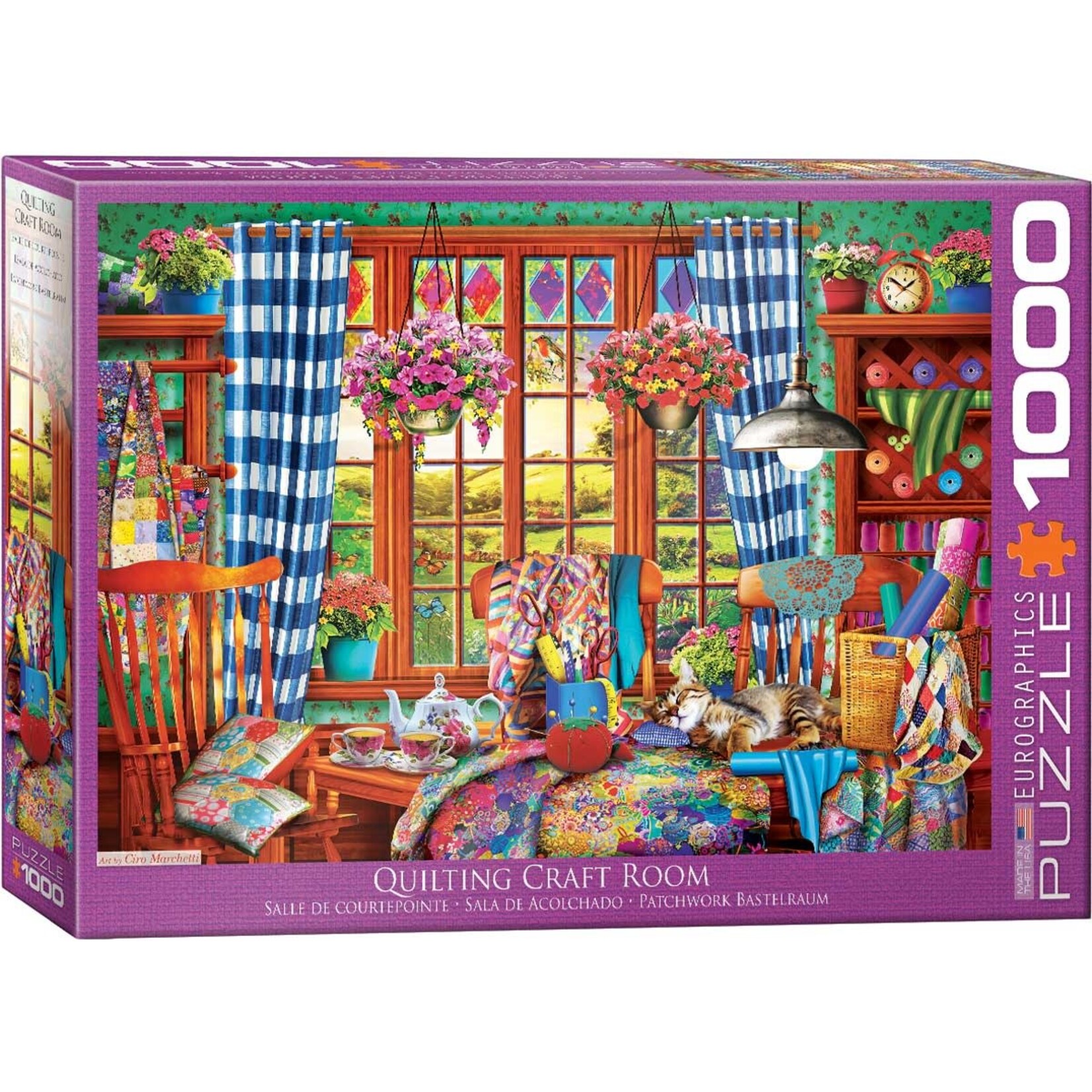 EuroGraphics Quilting Craft Room 1000pc WYW