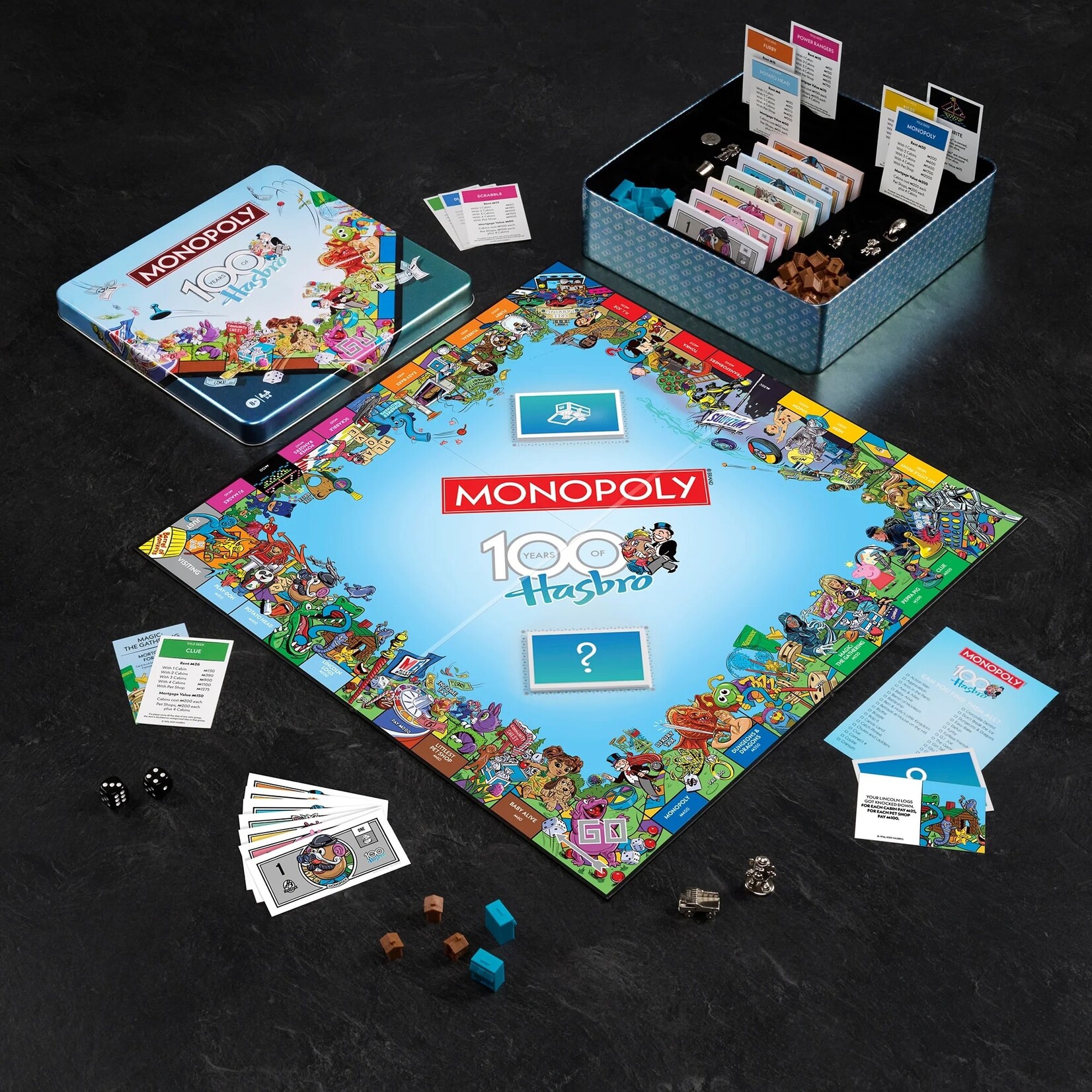 WS Game Company Monopoly Hasbro 100th Anniversary Edition