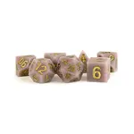 FanRoll Sharp Edge Silicone Rubber Dice Set Volcanic Soot