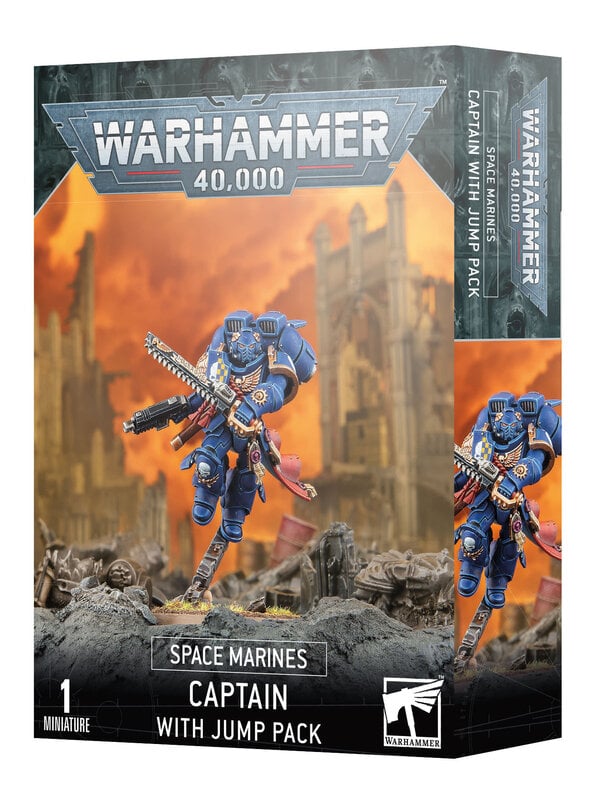 Games Workshop Space Marines Captain with Jump Pack