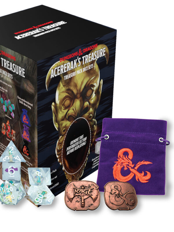 Sirius Dice Dungeons & Dragons Acererak's Treasure Blind Box Display