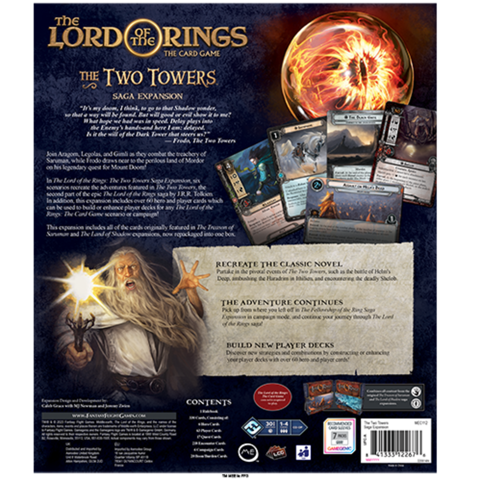 Fantasy Flight Games LotR Card Game The Two Towers Saga Expansion