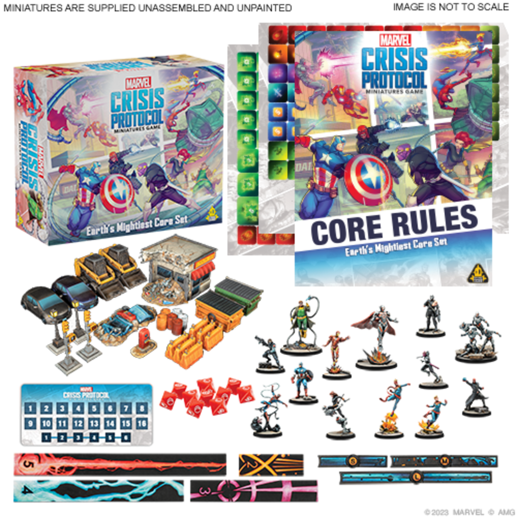 Atomic Mass Games Marvel Crisis Protocol Earth's Mightiest Core Set
