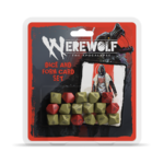 Renegade Game Studios Werewolf The Apocalypse RPG Dice and Form Card Set