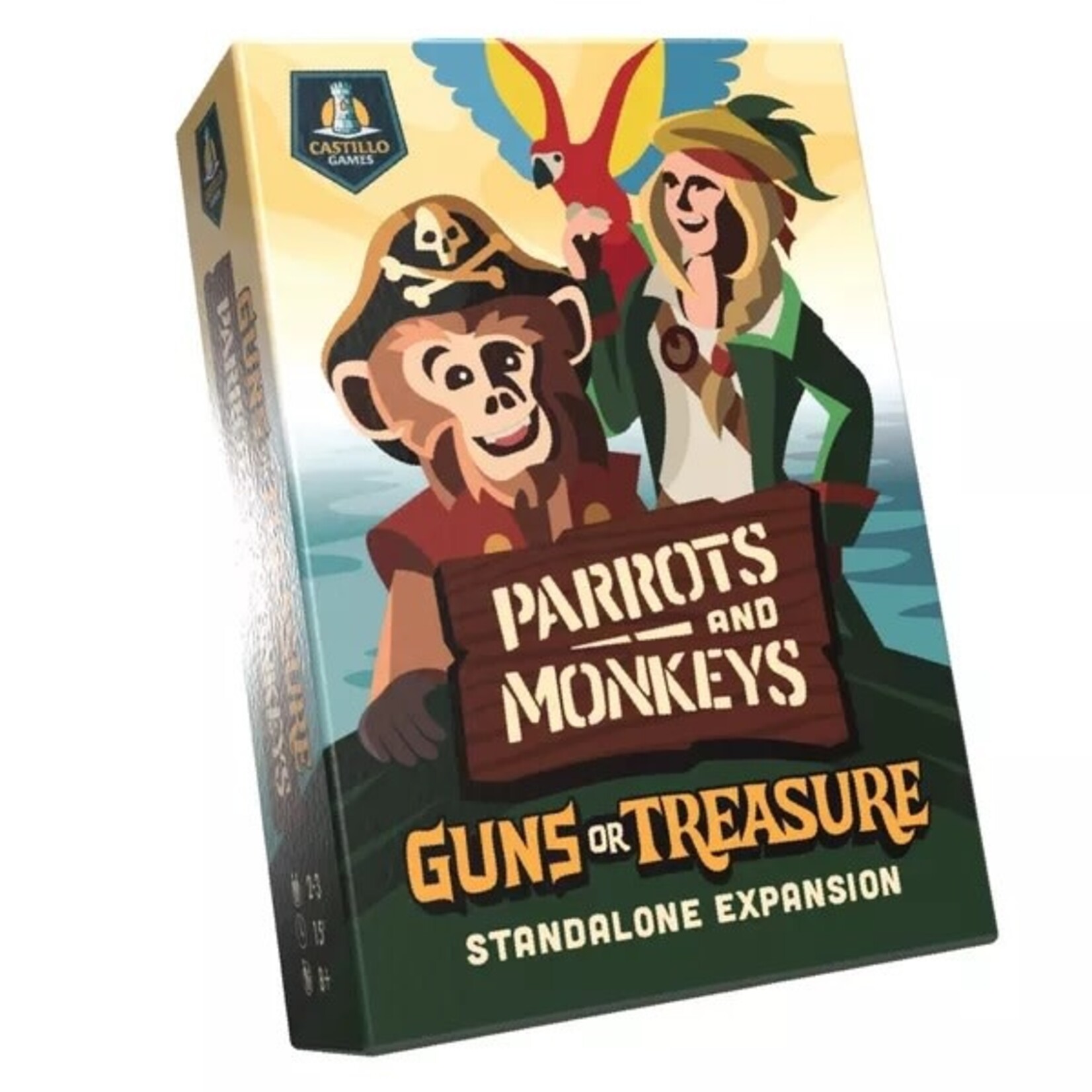 Castillo Games Guns or Treasure Parrots and Monkeys Expansion