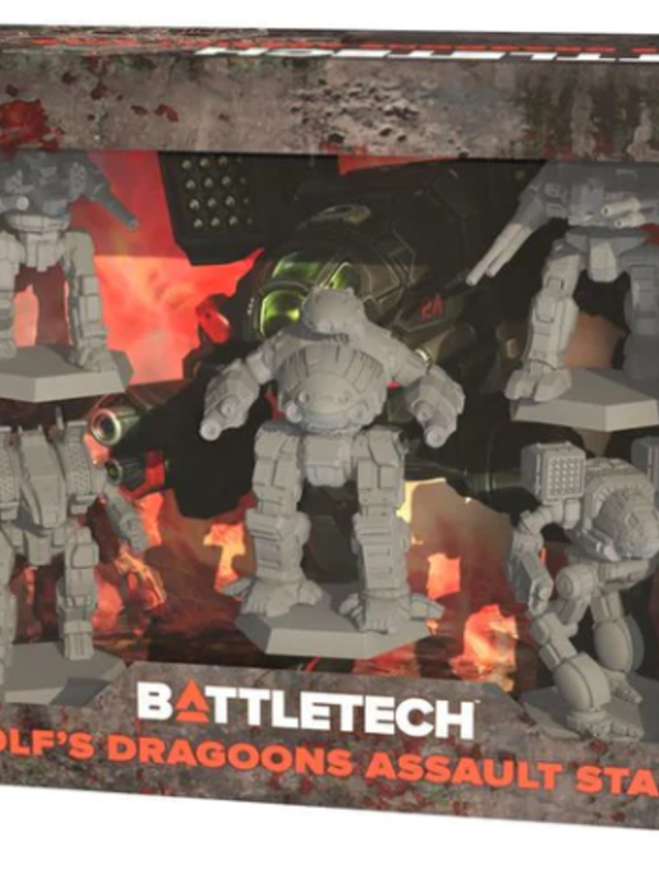 Catalyst Game Labs BattleTech Miniature Force Pack Wolf's Dragoons Assault Star