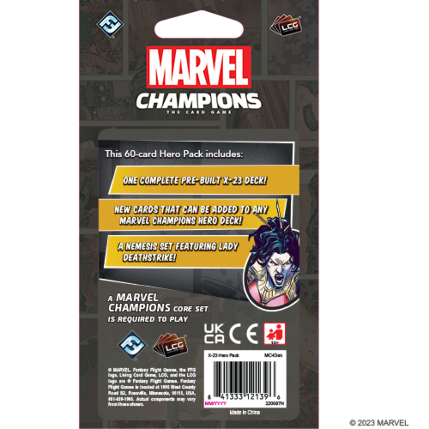 Fantasy Flight Games Marvel Champions X-23 Hero Pack