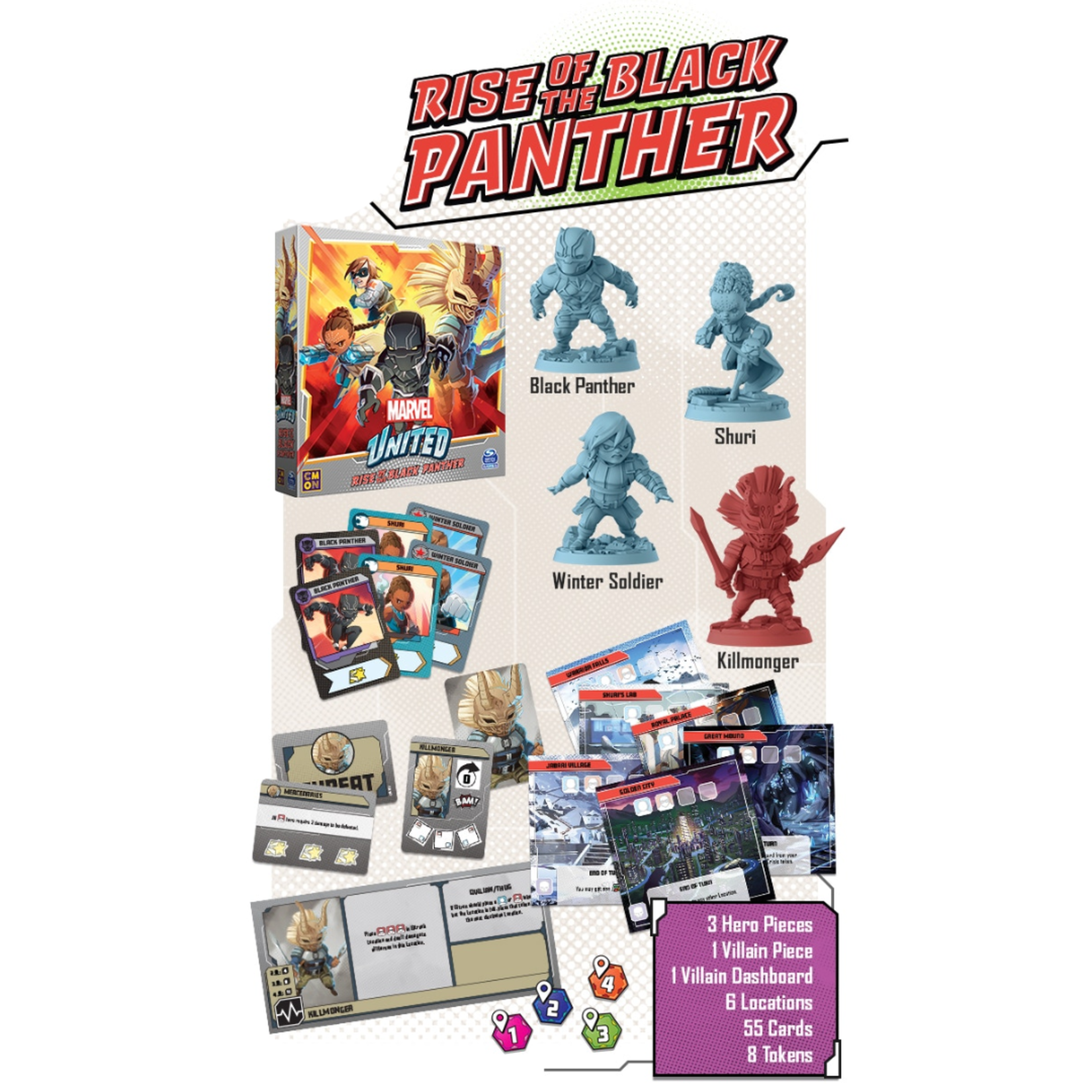 CMON Marvel United Rise of the Black Panther